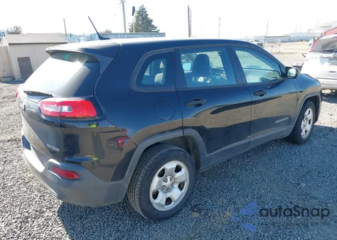 2015 Jeep Cherokee Sport из США, поврежденный, VIN 1C4PJLABXFW632149